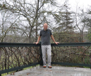 Rustic Handrail Entrepreneur
