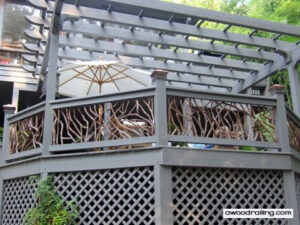 Pergola Deck Railing