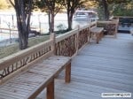 Porch Handrail with Bench