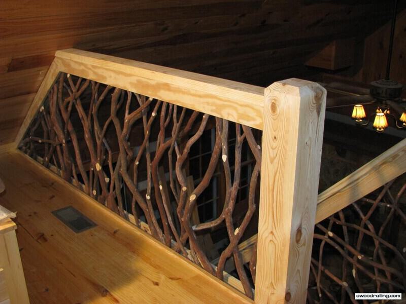 Natural Wood Railing