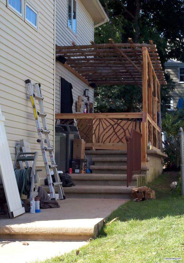 Mountain Laurel Handrails for Man Caves