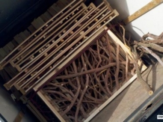 Railings Being Delivered