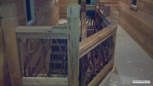 custom-wood90railing Interior Stair Railing Ideas