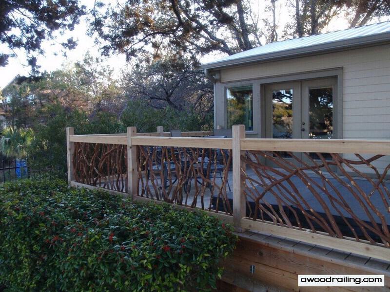 Modern Horizontal Metal Railing Guardrail Landing Loft 