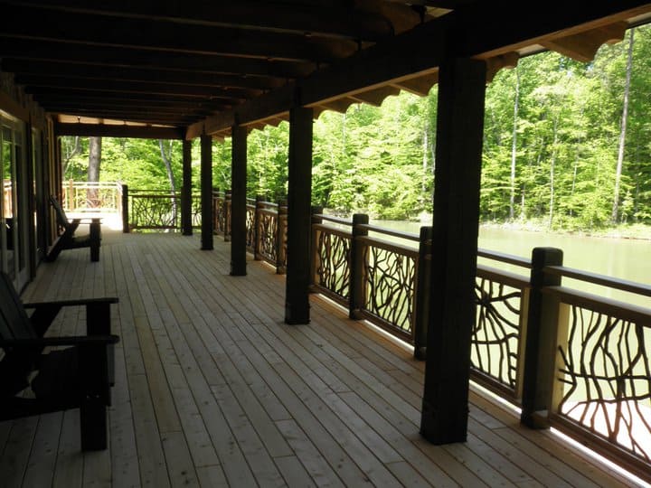 Beautifully Decorated Deck