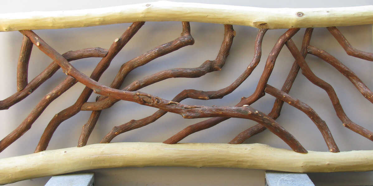 Log and Branch Railing