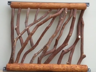 Cedar Log Railing
