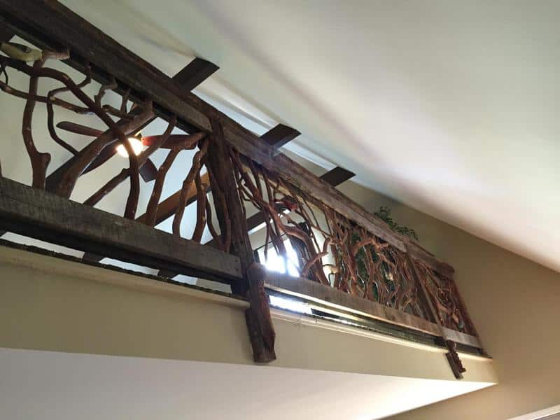 Barnwood Balcony Handrail