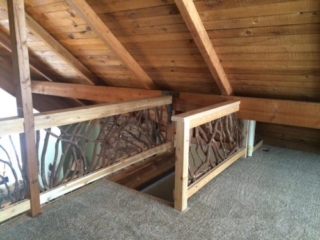 Rustic Style For A Cabin Loft