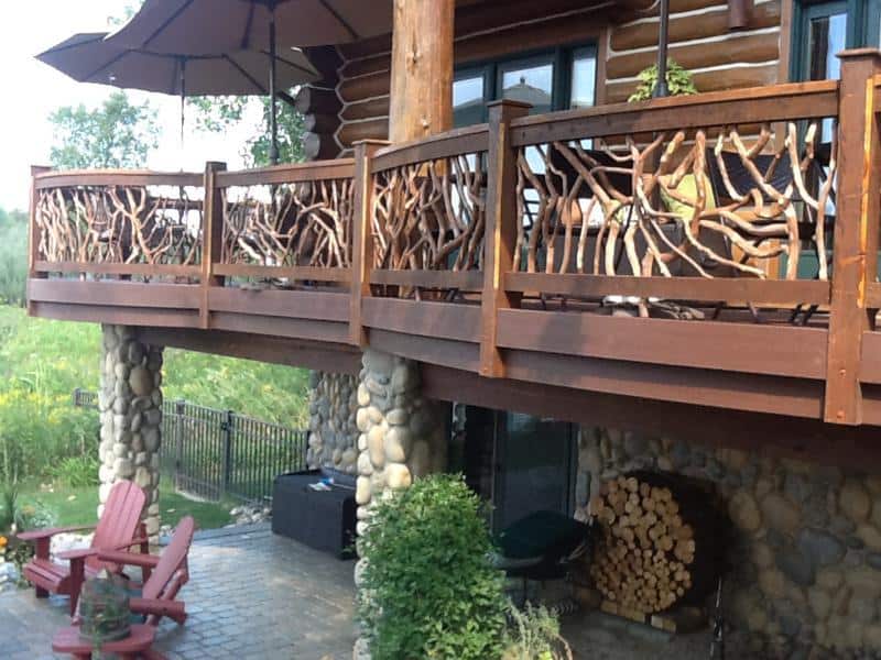 Mountain Laurel Handrail: Wood Railings, Decks, Stairs