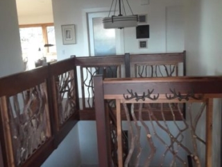 Branch Guardrail Around Stairwell