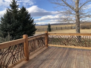 Colorado Deck Railing Blue Sky