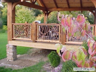 Dayton, OH Exterior Wood Handrail