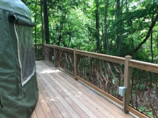 Handrails For Yurt Deck