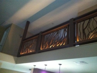 Lighted Branch Handrail
