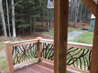 White Project Deck Railing