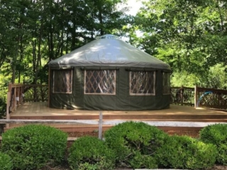 Yurt Deck Railing