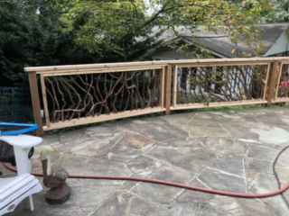 Handrails On Stone Floor