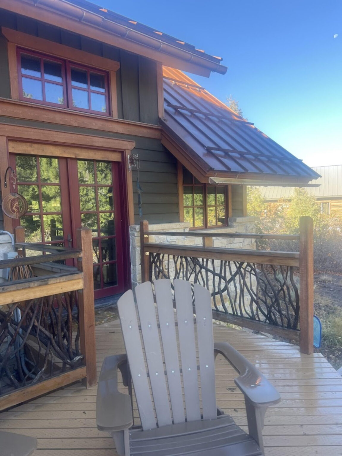 Relaxing Morning On The Deck