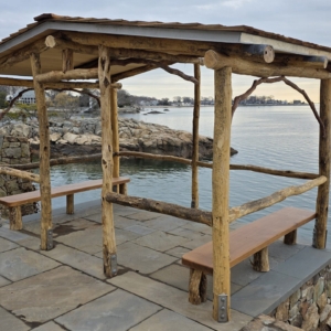 Branford CT Locust Logs Framing