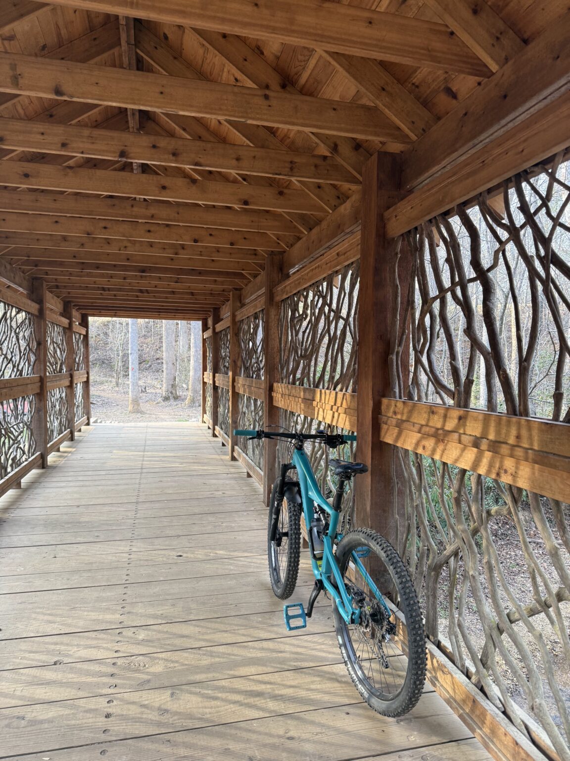 Morganton NC Wooden Bridge Walkway