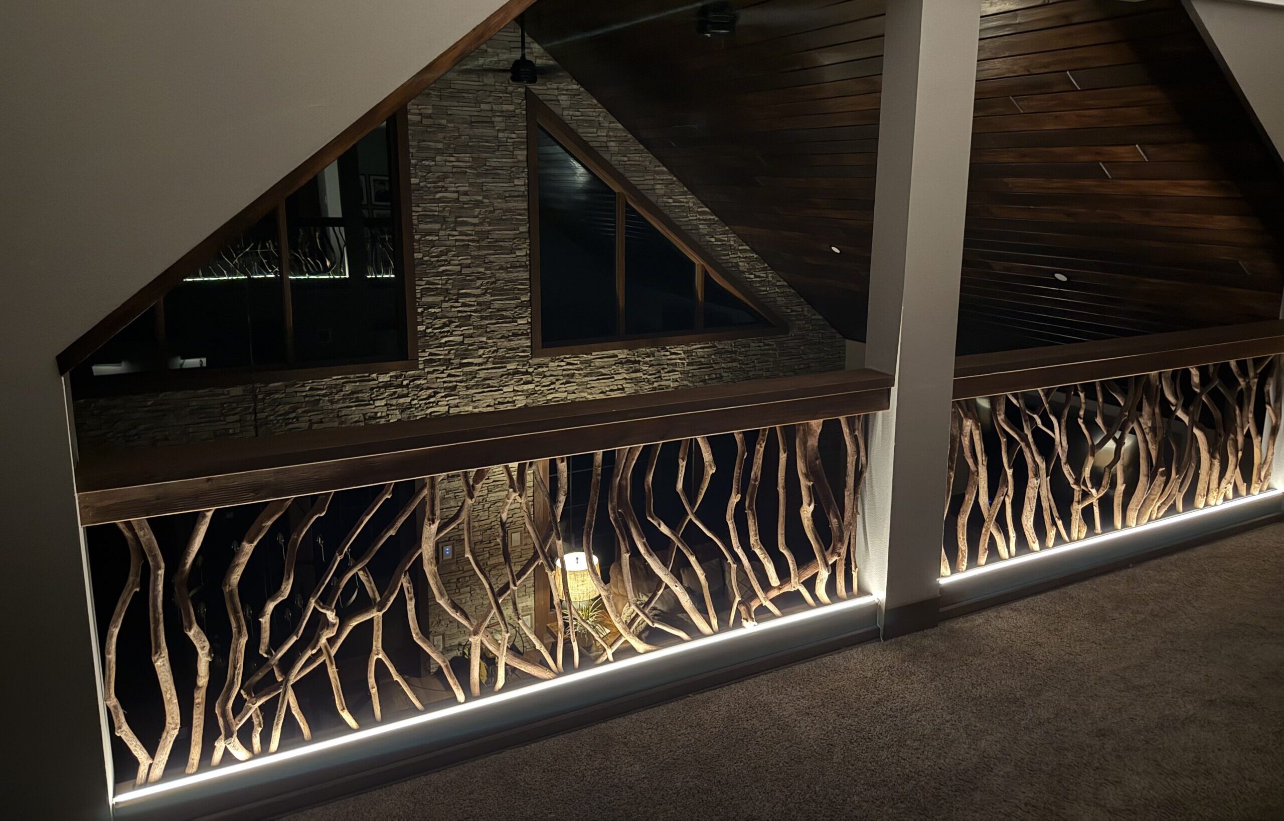 Pepin WI Wood Handrail