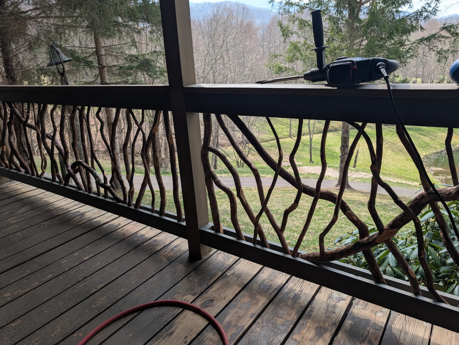 Roan Mountain TN Wood Railing