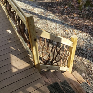 Topton NC Custom Wood Railing