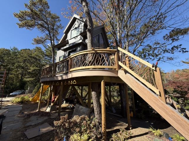 Cape Neddick ME Custom Interior Railing