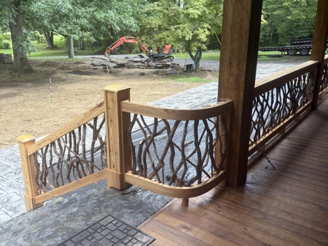Henagar AL Stick Finish Wood Railing
