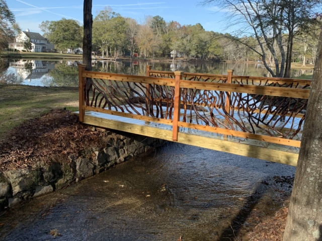 Loganville GA Bridge Stick Railing