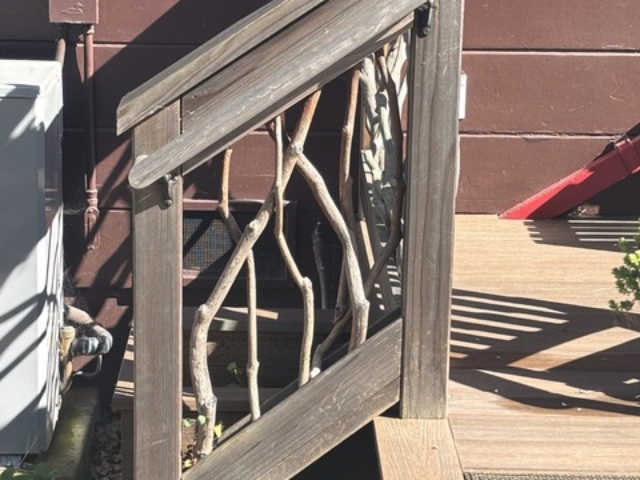 San Rafael CA Wood Railing