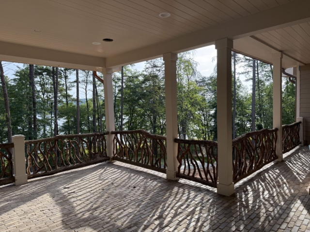 Toccoa GA Custom Outer Wood Railing