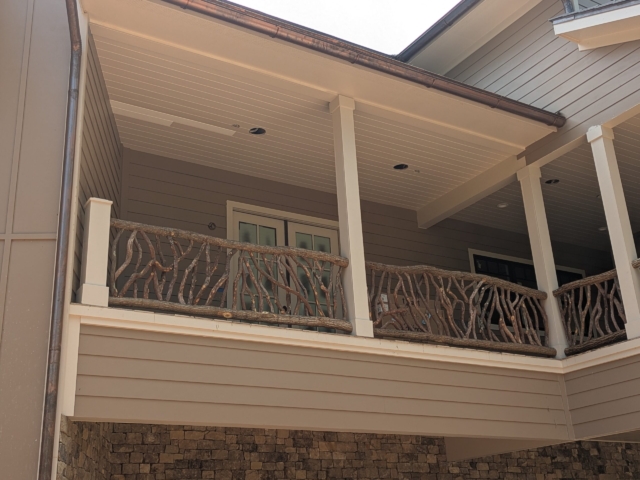 Toccoa GA Home Front Railing
