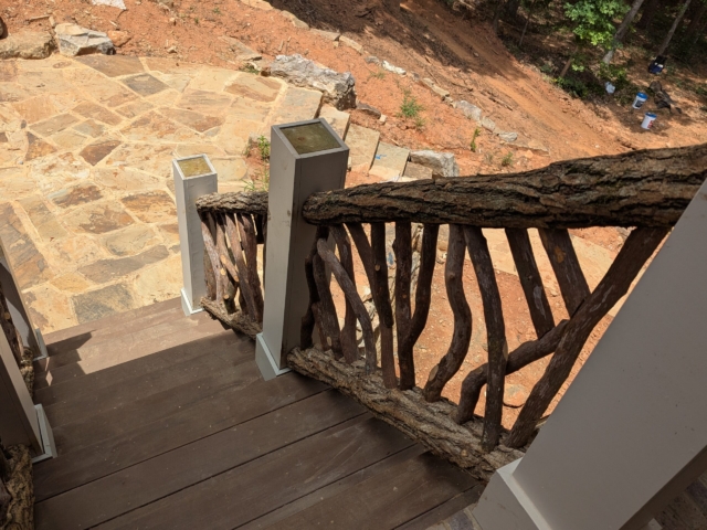 Toccoa GA Wood Railing