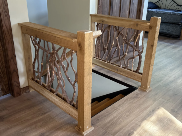 St Canadian Lakes MI Rectangular Staircase