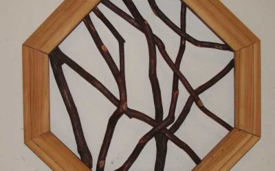 Framed Mountain Laurel Art