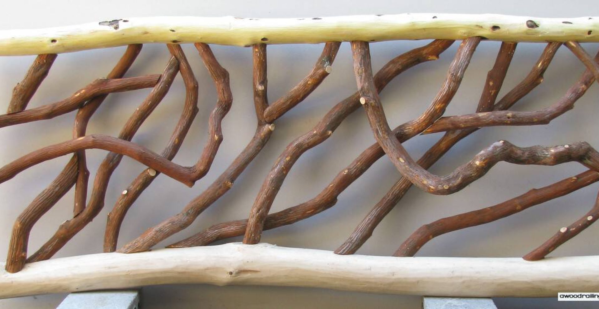 Locust Log Handrail