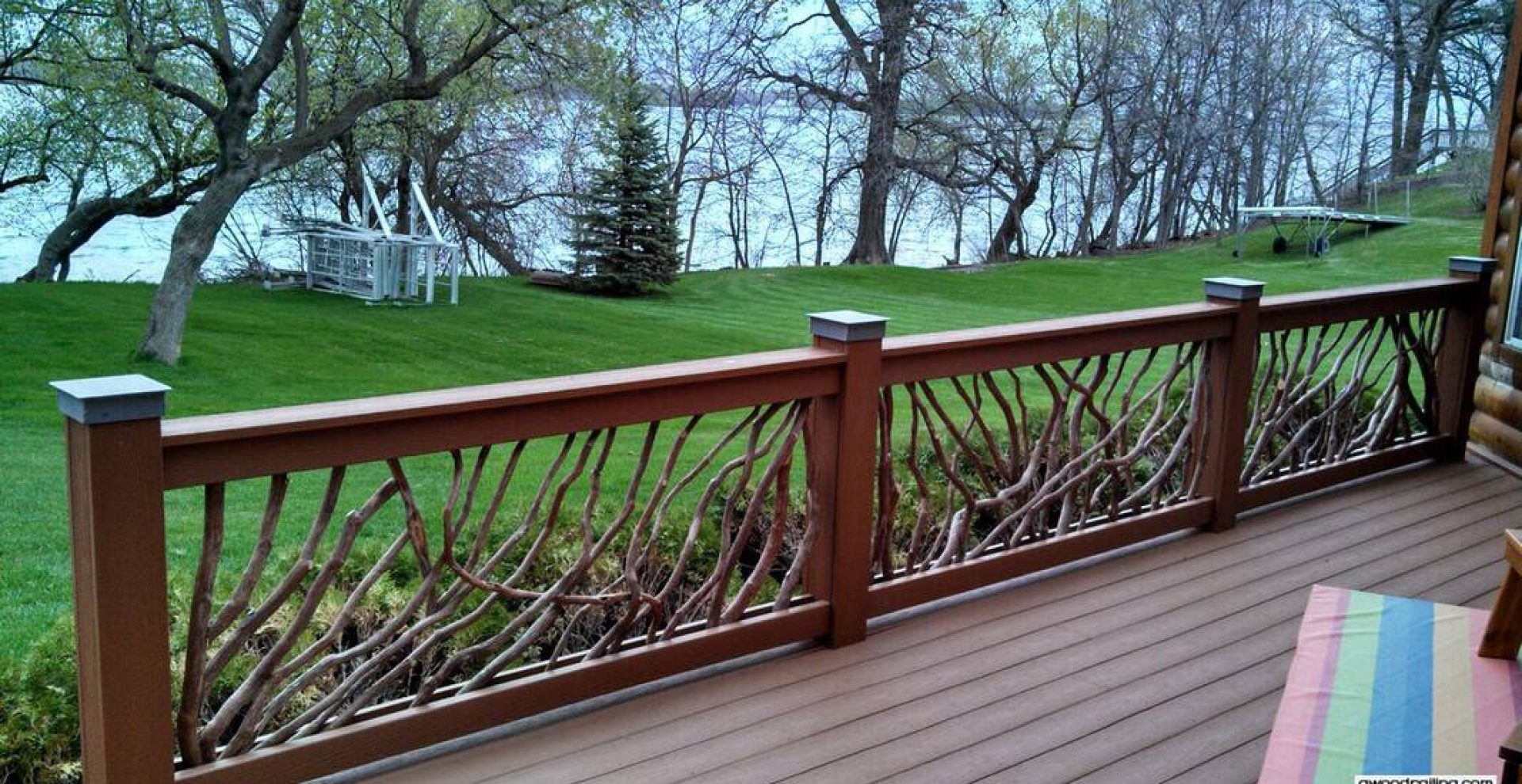 Minnesota Lake Home Deck Railing