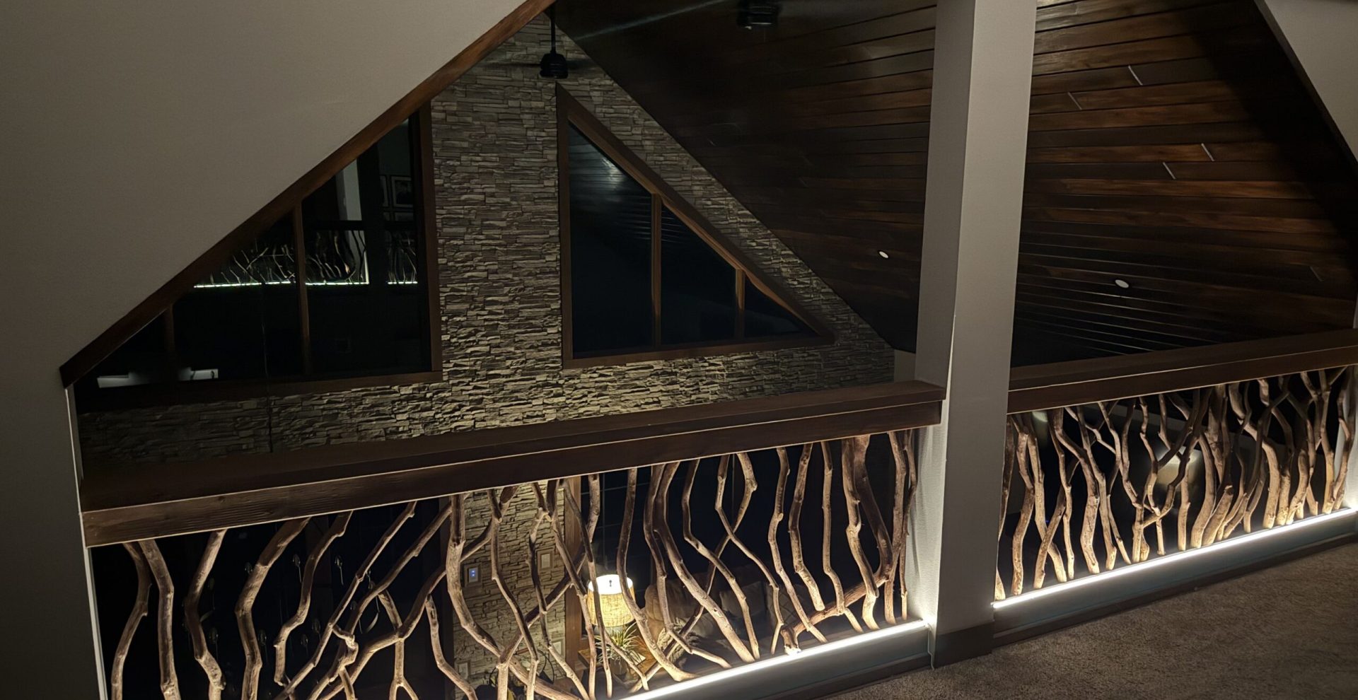 Pepin WI Wood Handrail