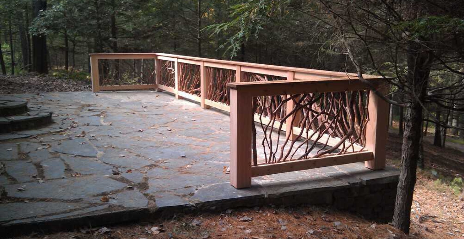 Upstate New York Deck Railing