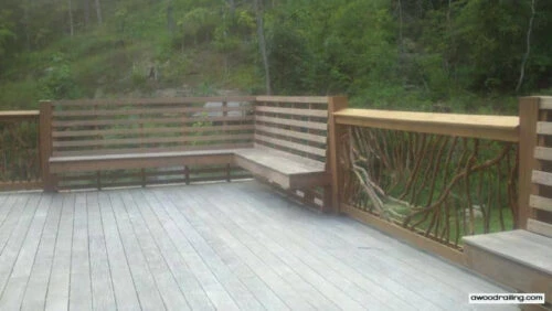 Built In Bench And Deck Balusters