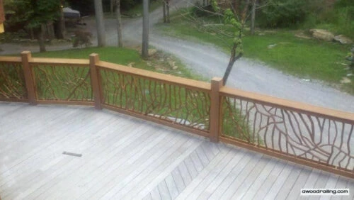 Picture Of Deck Railing From Balcony