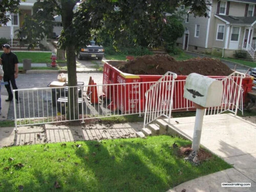 Metal Railing Removed