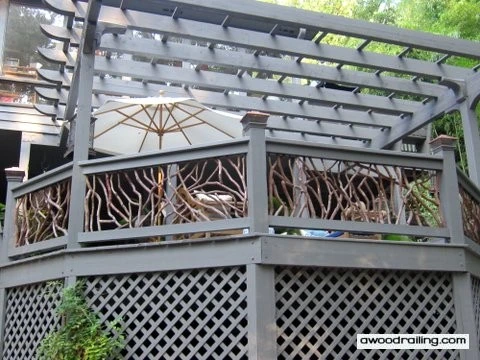 Pergola Deck Railing