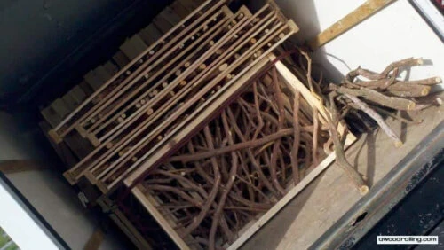 Railings Being Delivered