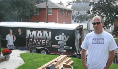 Elizabeth, NJ Wood Railing Man Cave