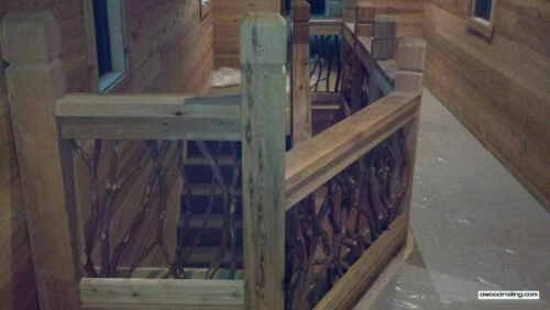 Custom Wood Railing