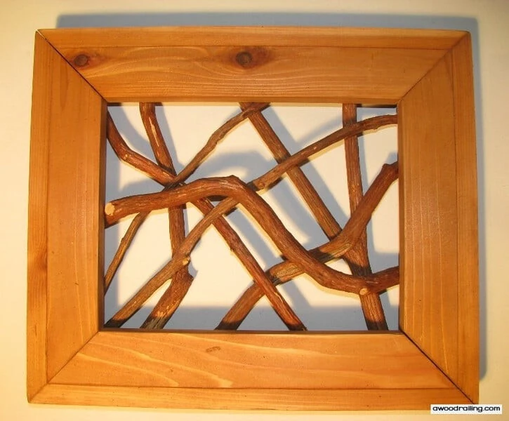 Large Rustic Mountain Frame