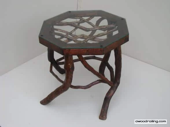 Rustic Mountain Laurel Branch Table